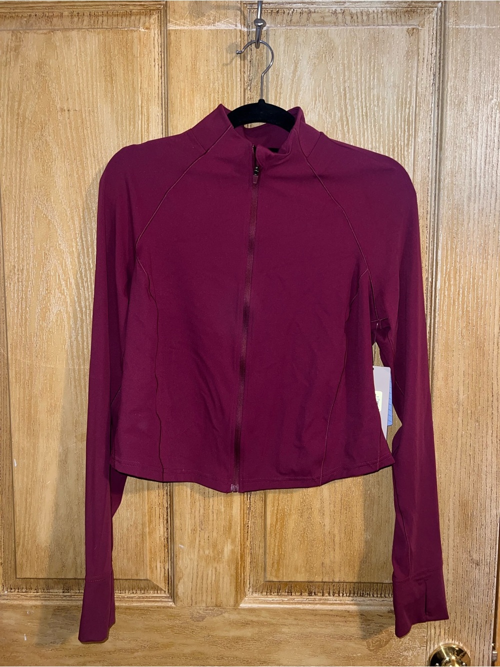 Women's Avia NWT Zip-Front Jacket - Burgundy XL